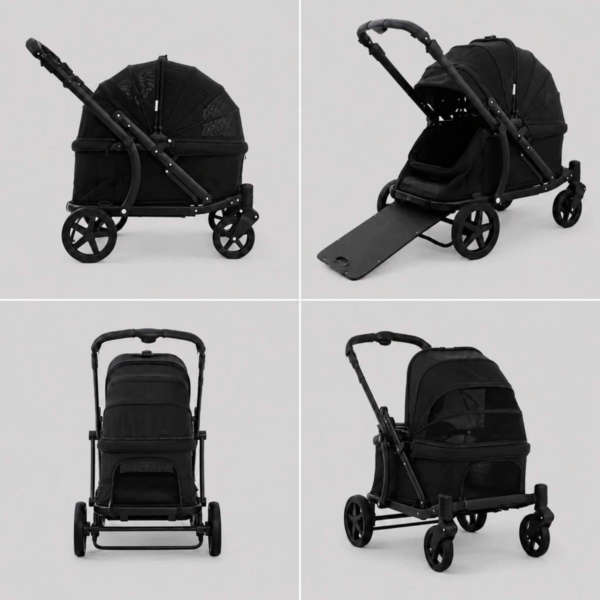 black-pronto-pet-stroller-product-views