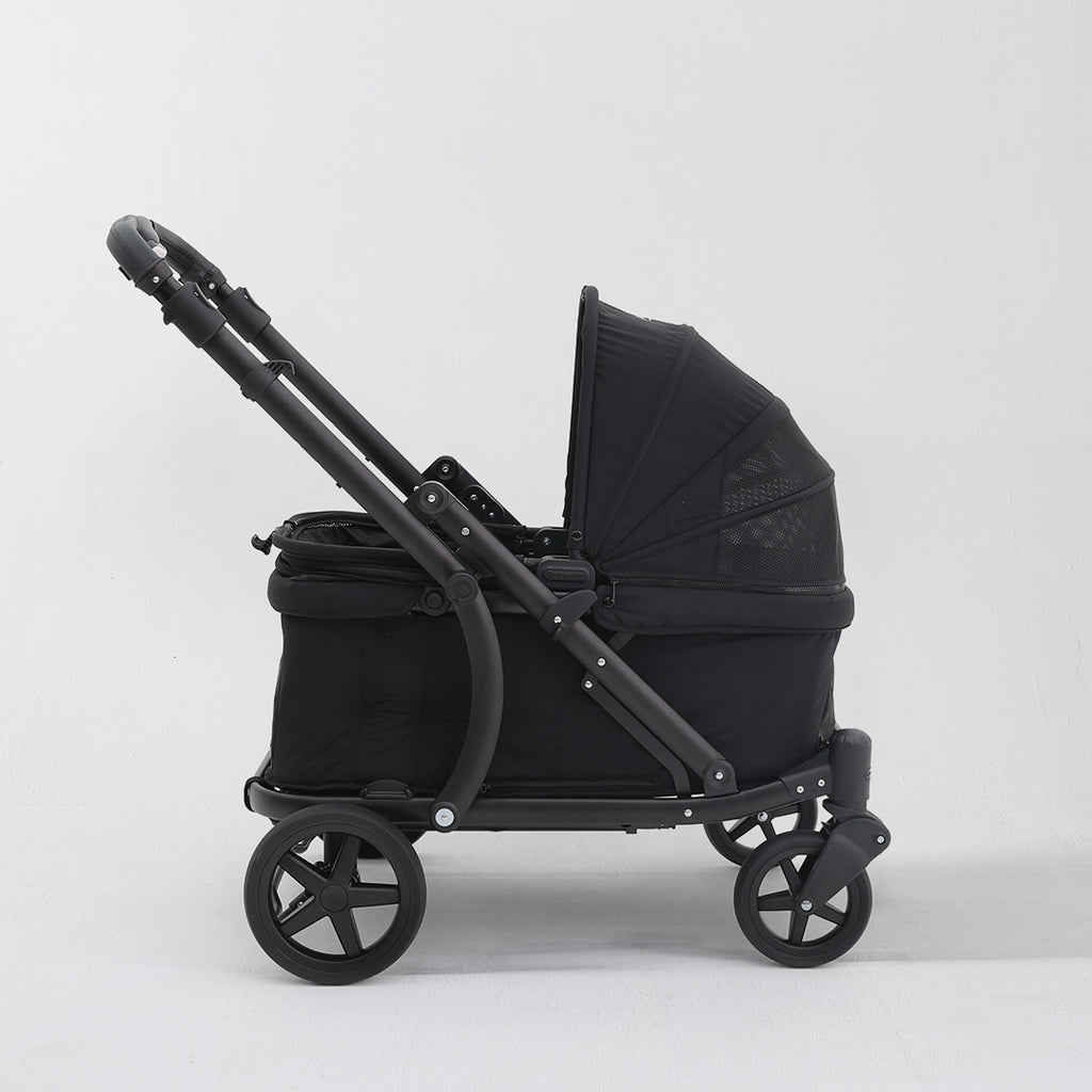 pronto-pet-stroller-australia-black-side-view